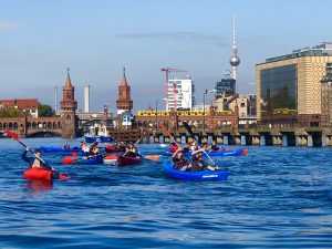 Ahoi Ostkreuz Berlin Tour Gruppen Schulklassen Betriebsausflug Kajak Kayak Rummelsburger Bucht